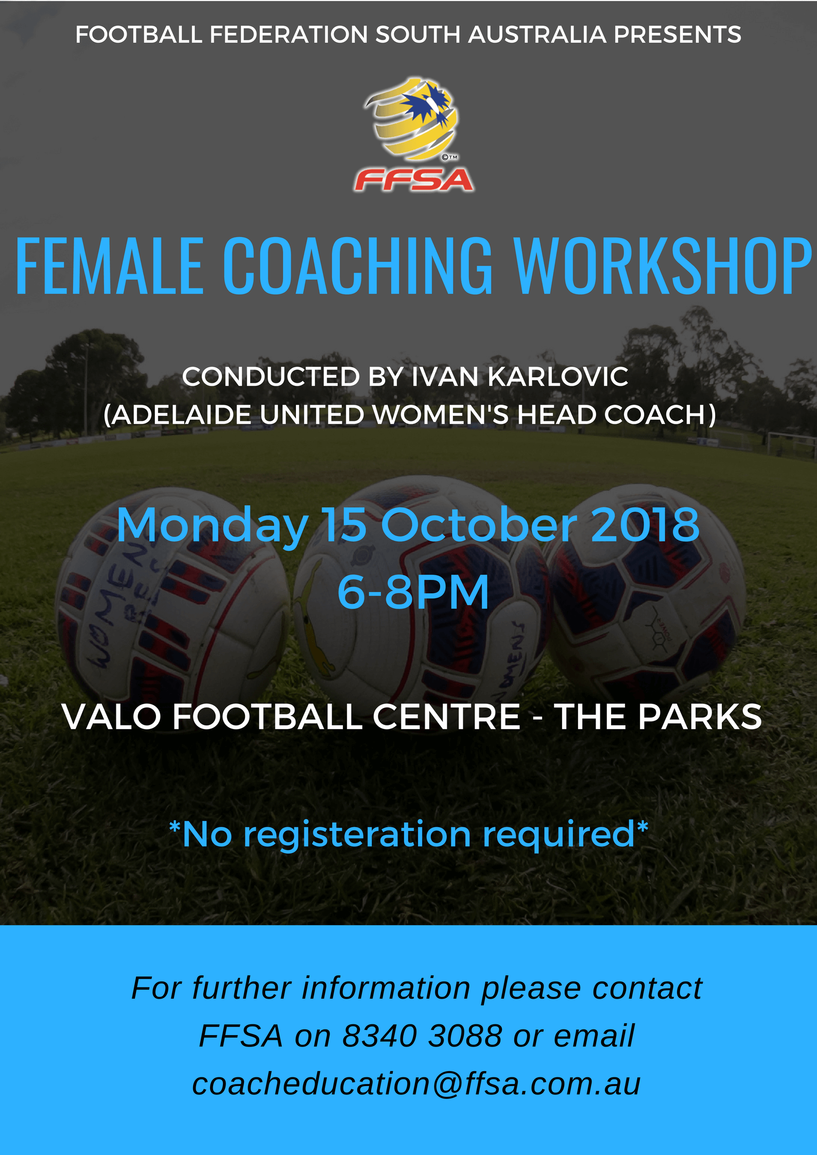 Female Coaching Workshop - October 2018