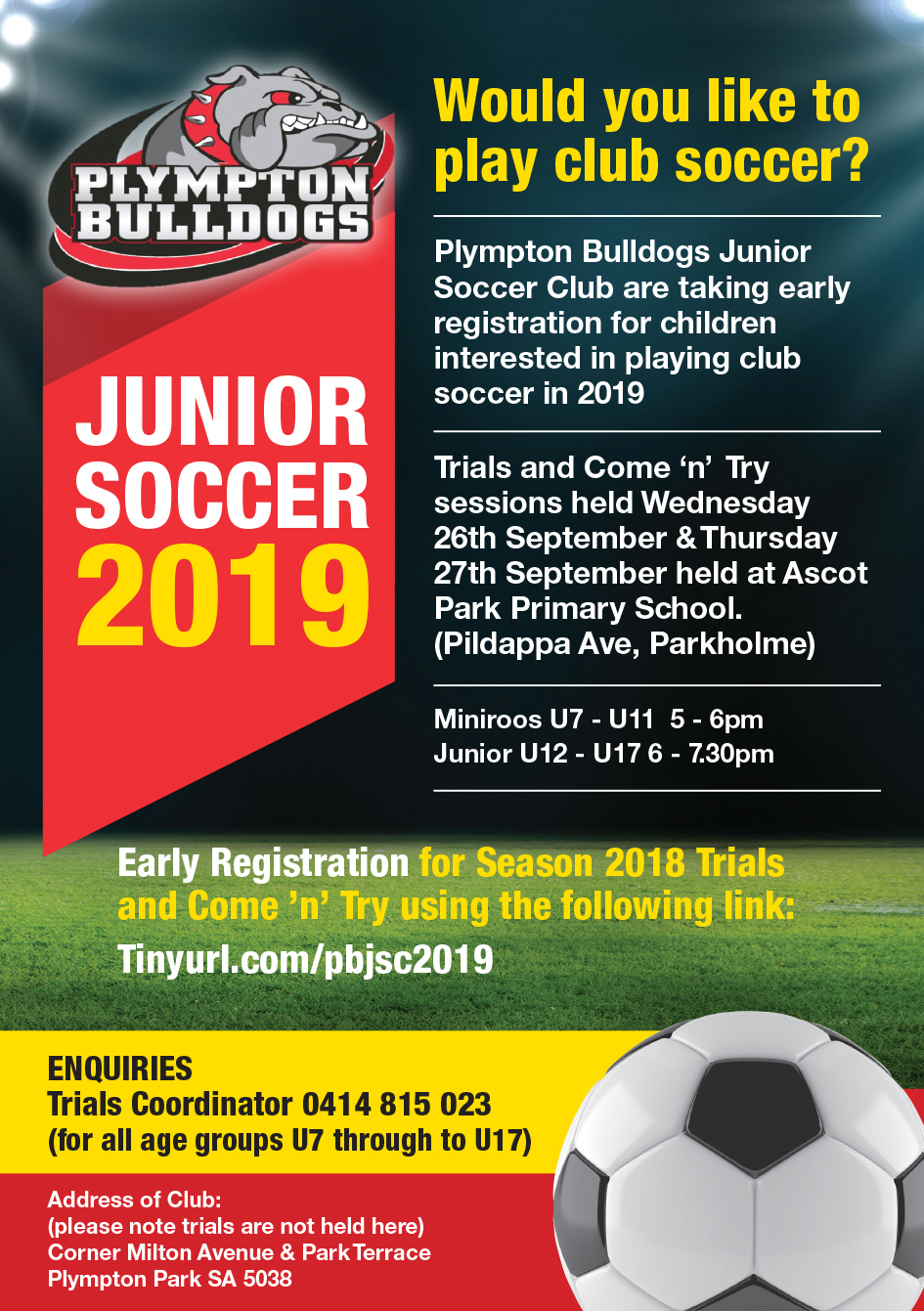 Plympton Junior Trials 2019
