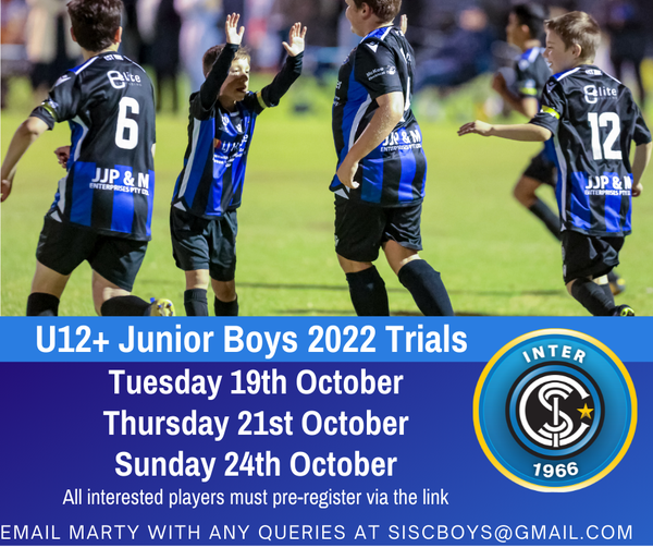 Salisbury Inter Junior Boys Trials Salisbury Inter Junior Boys Trials