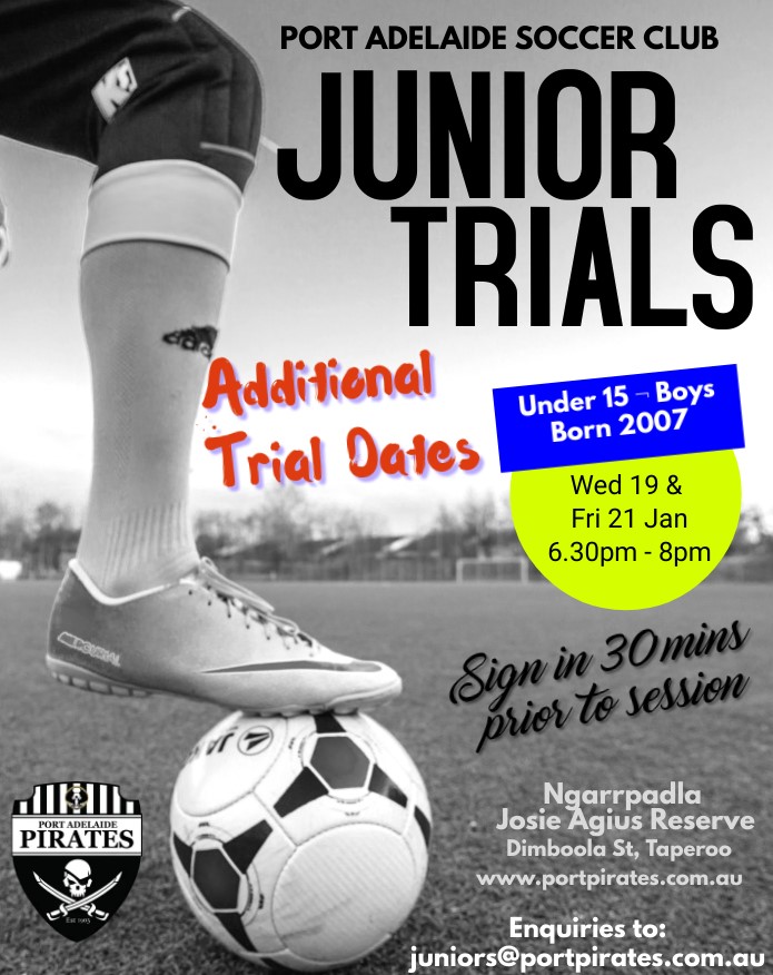 Port Adelaide Junior Trials