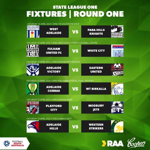State League One Fixtures