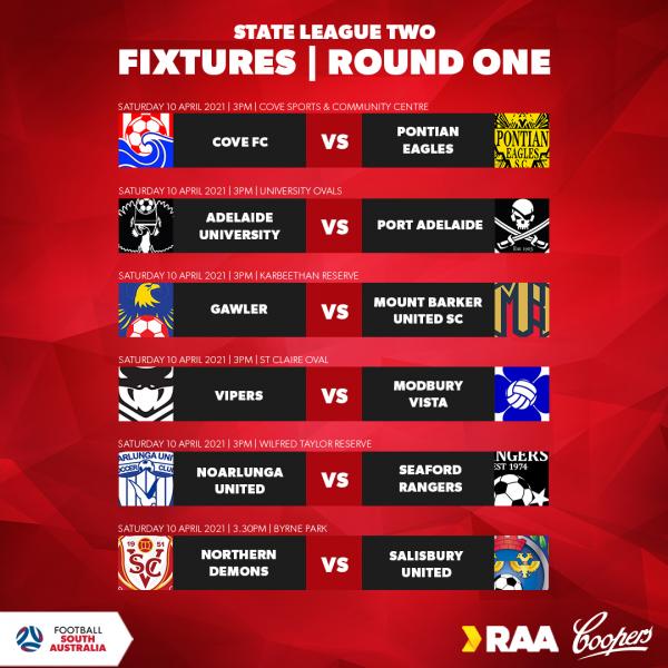 State League Two Fixtures