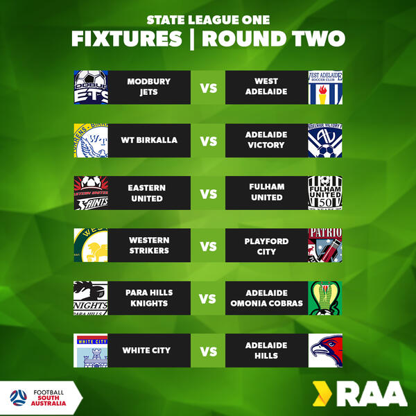 State League One Preview Round Two Football SA